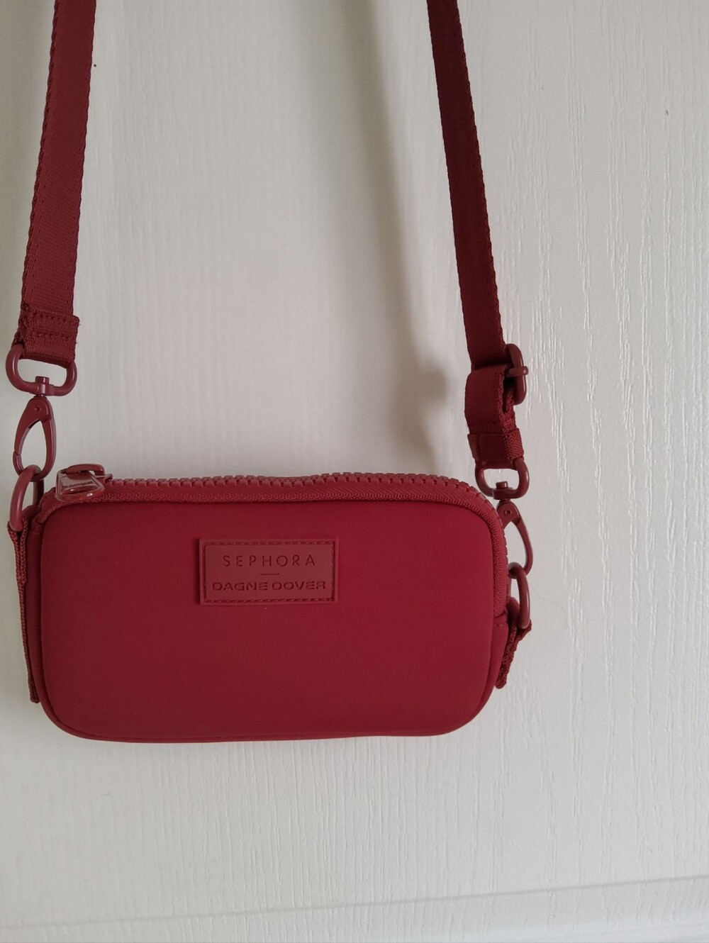 Sephora x Dagne Dover Red Crossbody Bag – Adjustable Strap